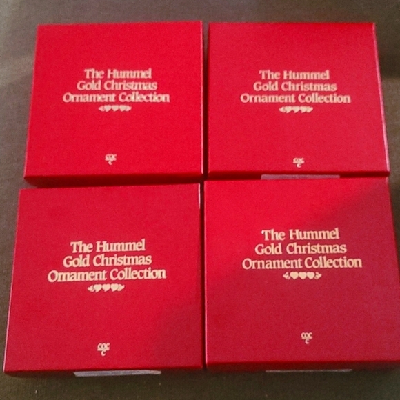 Hummel Other - Hummel Gold Christmas Ormaments Collection Bundled